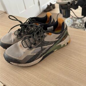 Reebok Gray and Orange Athletic Shoes